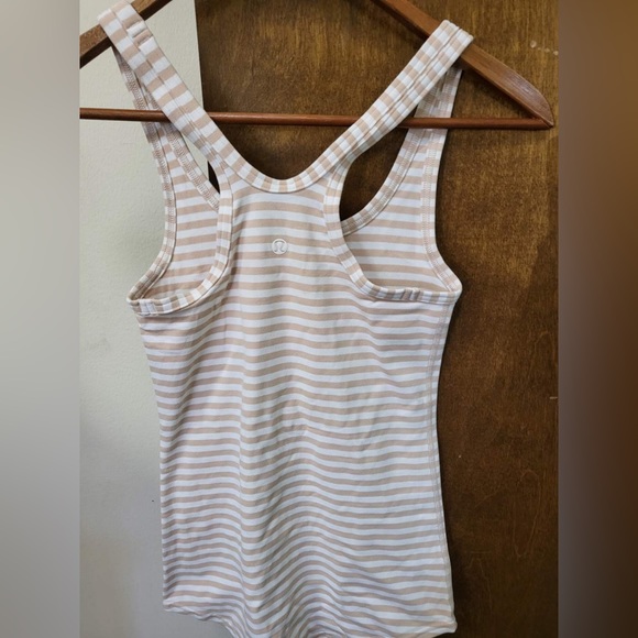 Striped Lululemon Racerback Tank Size 2 - Picture 3 of 3